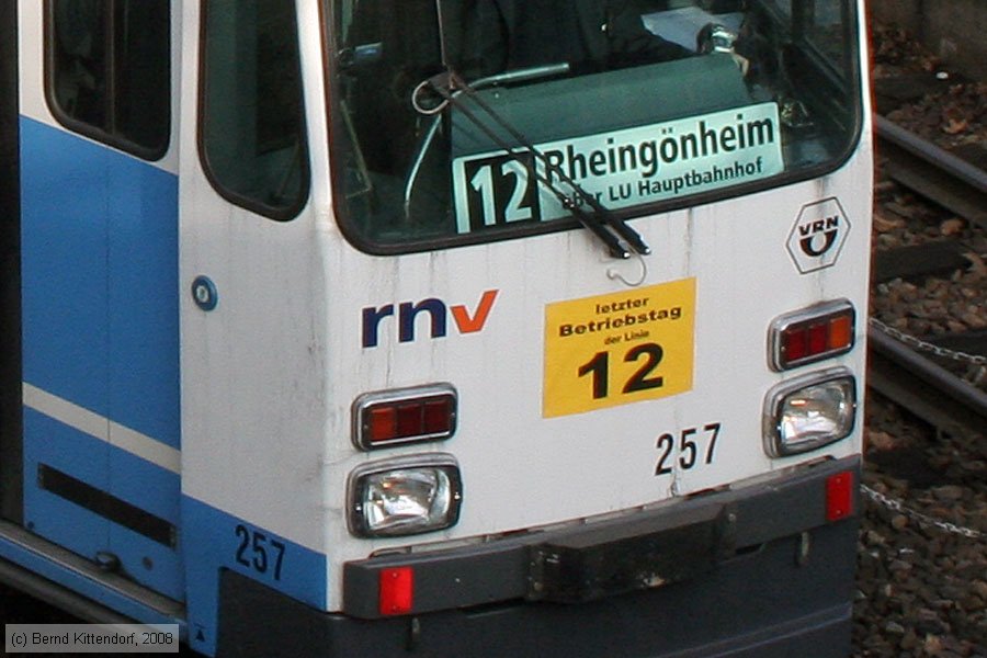 Straßenbahn Heidelberg - 257
/ Bild: hsb257_bk0812120078.jpg
