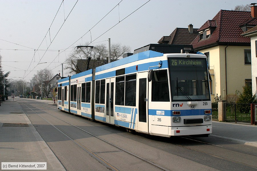 Straßenbahn Heidelberg - 265
/ Bild: hsb265_bk0703140039.jpg