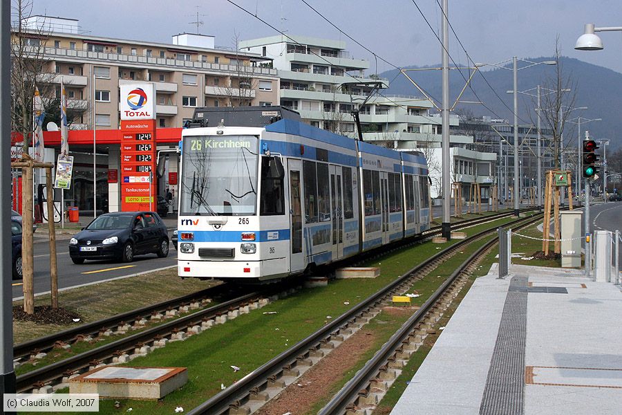 Straßenbahn Heidelberg - 265
/ Bild: hsb265_cw0703140088.jpg