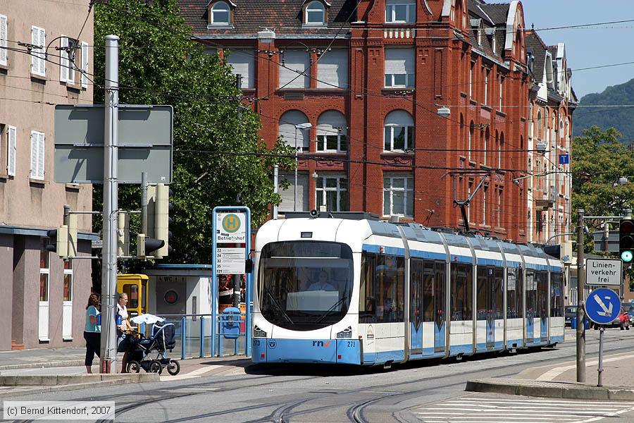 Straßenbahn Heidelberg - 273
/ Bild: hsb273_bk0707150213.jpg