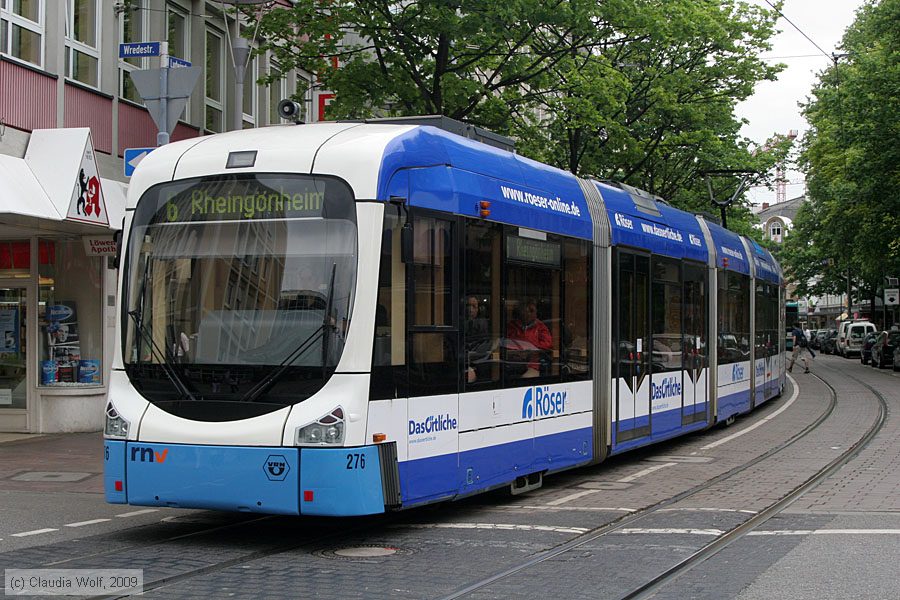 Straßenbahn Heidelberg - 276
/ Bild: hsb276_cw0904270073.jpg