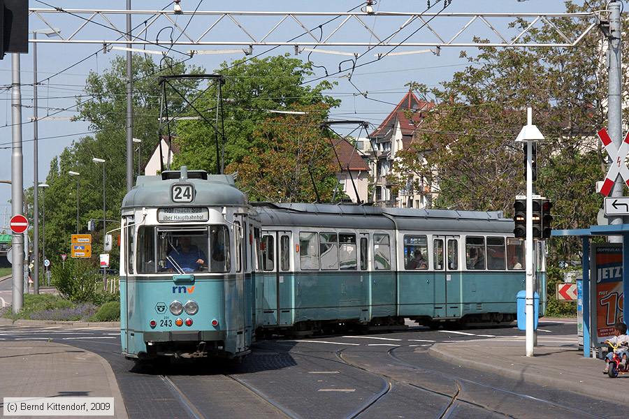 Straßenbahn Heidelberg - 291 (243)
/ Bild: hsb291243_bk0904250029.jpg