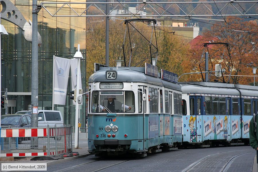 Straßenbahn Heidelberg - 297 (236)
/ Bild: hsb297236_bk0910280079.jpg