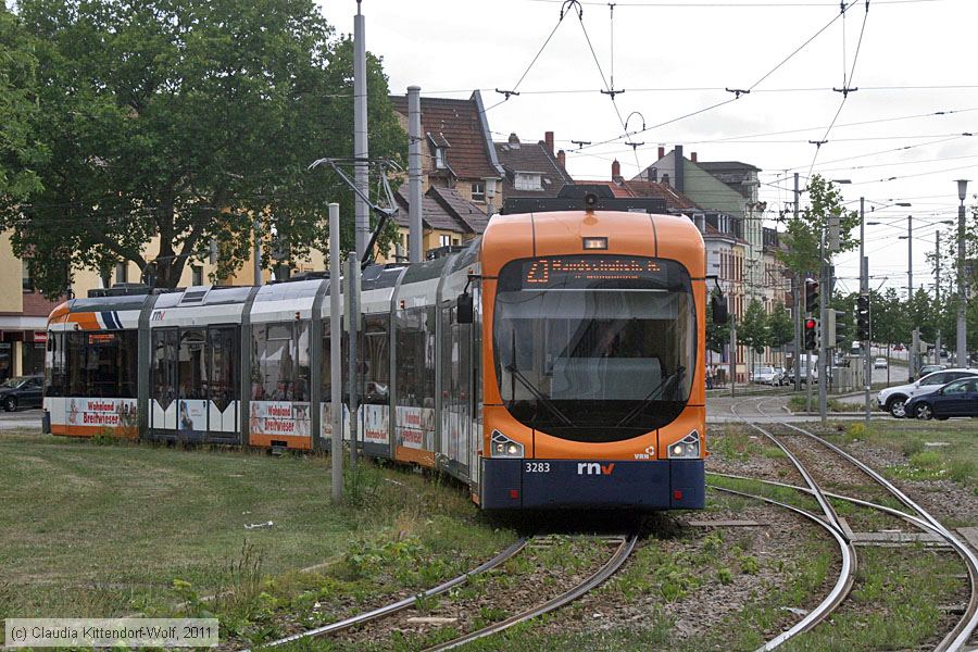 Straßenbahn Heidelberg - 3283
/ Bild: rnv3283_cw1107060206.jpg
