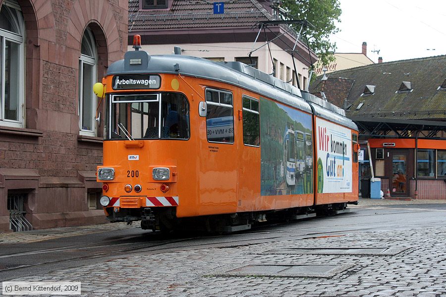 Stra&szlig;enbahn Heidelberg - 200
/ Bild: hsb200_bk0906070175.jpg