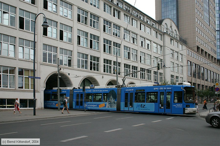 Straßenbahn Jena - 604
/ Bild: jena604_e0006462.jpg