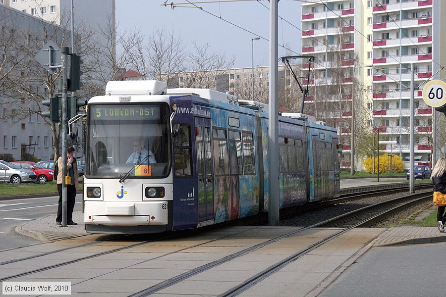 Straßenbahn Jena - 621
/ Bild: jena621_cw1004130099.jpg