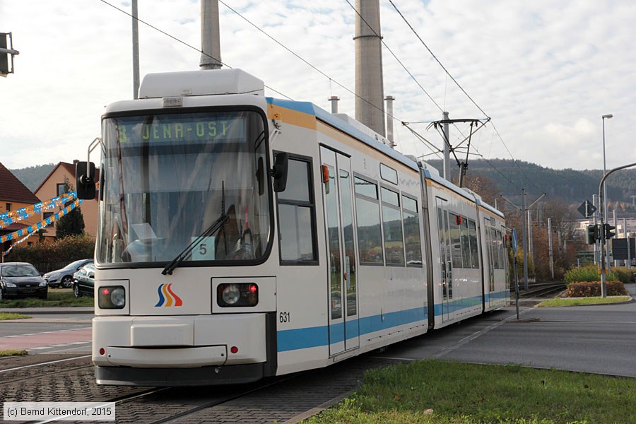 Straßenbahn Jena - 631
/ Bild: jena631_bk1511120130.jpg