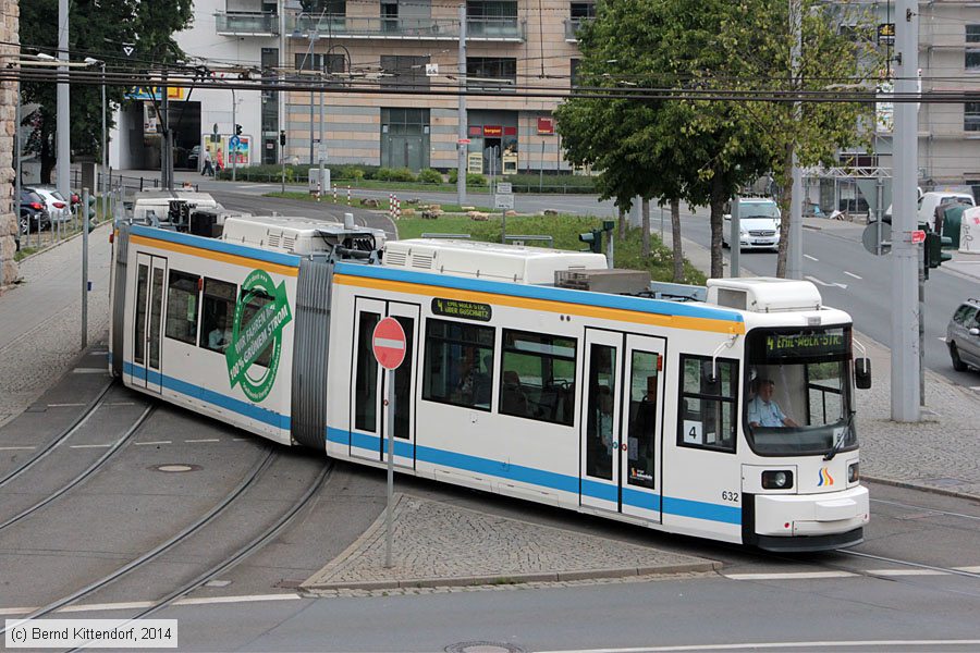 Stra&szlig;enbahn Jena - 632
/ Bild: jena632_bk1407290024.jpg