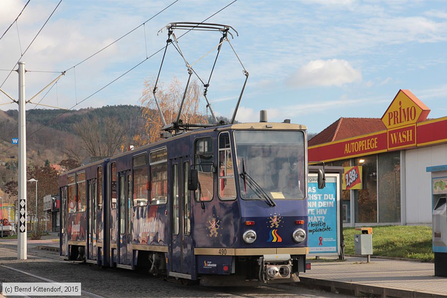 Straßenbahn Jena - 490
/ Bild: jena490_bk1511120137.jpg