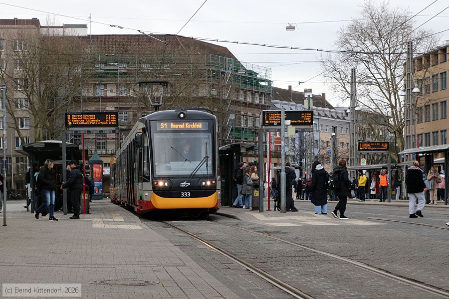 Stra&szlig;enbahn Karlsruhe - 333
/ Bild: karlsruhe333_bk2602100030.jpg