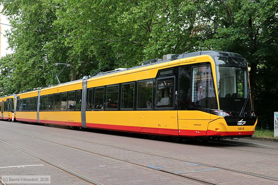 Stra&szlig;enbahn Karlsruhe - 100
/ Bild: karlsruhe100_bk2606100058.jpg