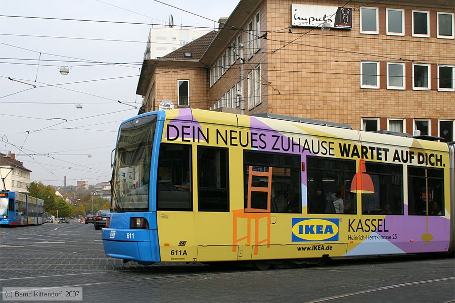 Straßenbahn Kassel - 611
/ Bild: kassel611_bk0710280070.jpg