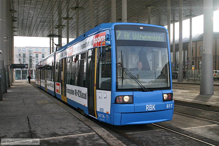 Straßenbahn Kassel - 617
/ Bild: kassel617_e0013025.jpg