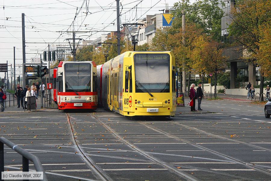 Stadtbahn Köln - 4043 und 4057
/ Bild: koeln4057_cw0710030037.jpg