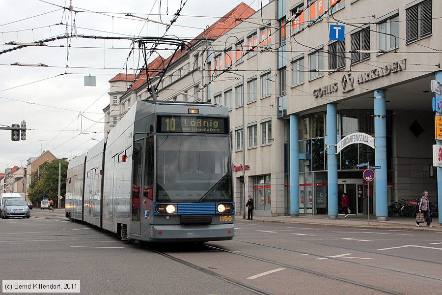 Stra&szlig;enbahn Leipzig - 1150
/ Bild: leipzig1150_bk1110050068.jpg