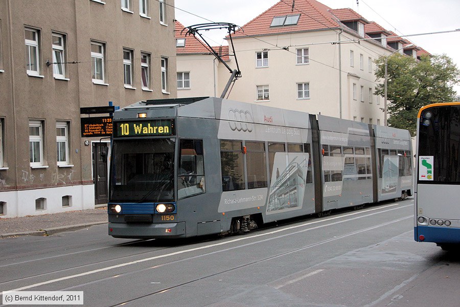 Stra&szlig;enbahn Leipzig - 1150
/ Bild: leipzig1150_bk1110050139.jpg