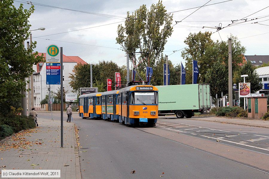 Stra&szlig;enbahn Leipzig - 2105
/ Bild: leipzig2105_cw1110060130.jpg