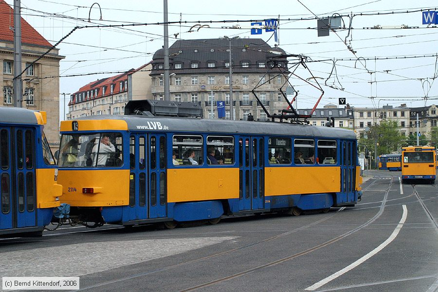 Straßenbahn Leipzig - 2114
/ Bild: leipzig2114_bk0605150201.jpg