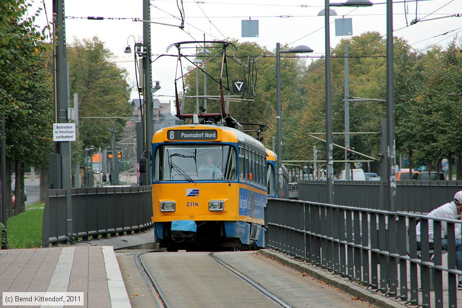 Straßenbahn Leipzig - 2114
/ Bild: leipzig2114_bk1110050266.jpg