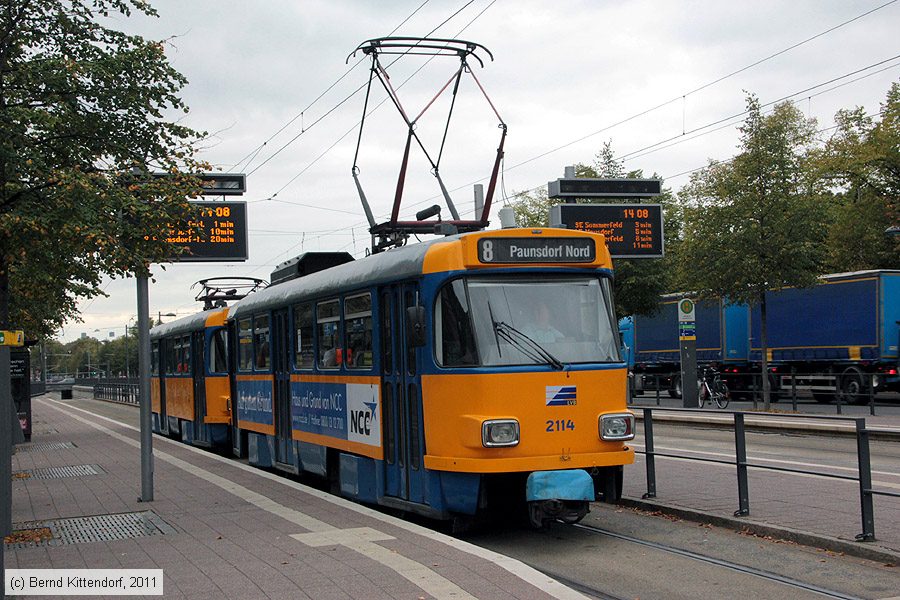 Straßenbahn Leipzig - 2114
/ Bild: leipzig2114_bk1110050271.jpg