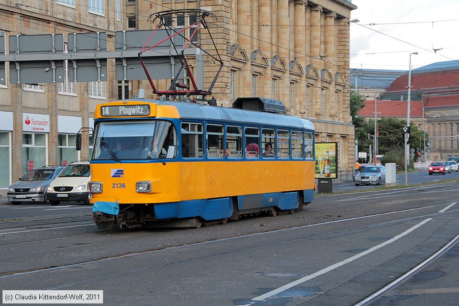 Straßenbahn Leipzig - 2136
/ Bild: leipzig2136_cw1110070014.jpg