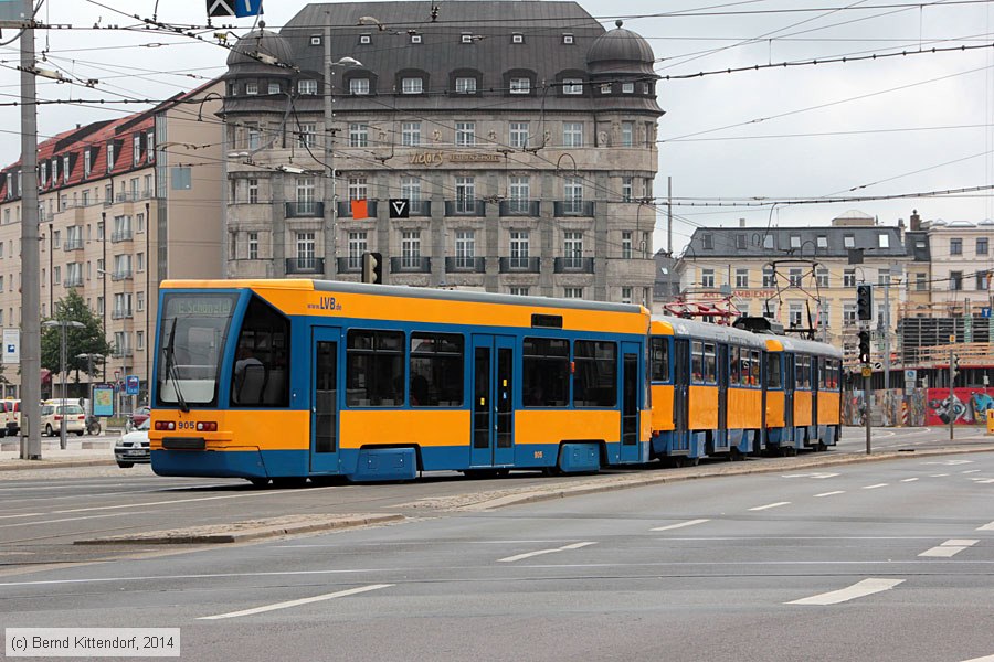 Straßenbahn Leipzig - 905
/ Bild: leipzig905_bk1407300028.jpg