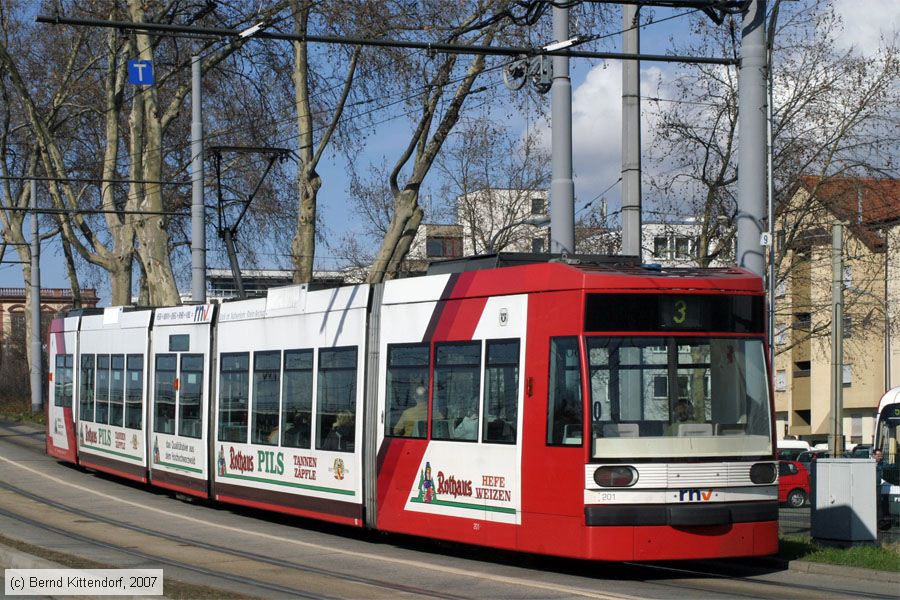 Stra&szlig;enbahn Ludwigshafen - 201
/ Bild: vbl201_bk0703040034.jpg