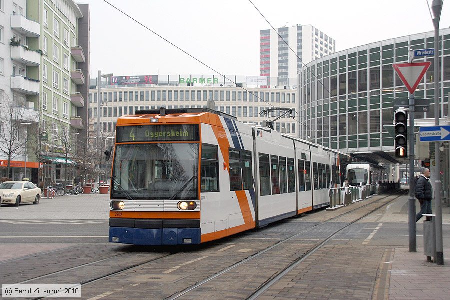 Straßenbahn Ludwigshafen - 2202
/ Bild: rnv2202_bk1001260005.jpg