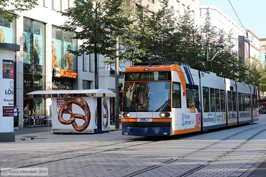 Stra&szlig;enbahn Ludwigshafen - 2202
/ Bild: rnv2202_bk1809190023.jpg
