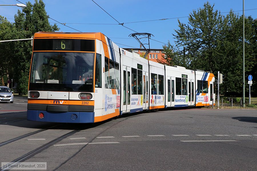 Stra&szlig;enbahn Ludwigshafen - 2202
/ Bild: rnv2202_bk2007230025.jpg