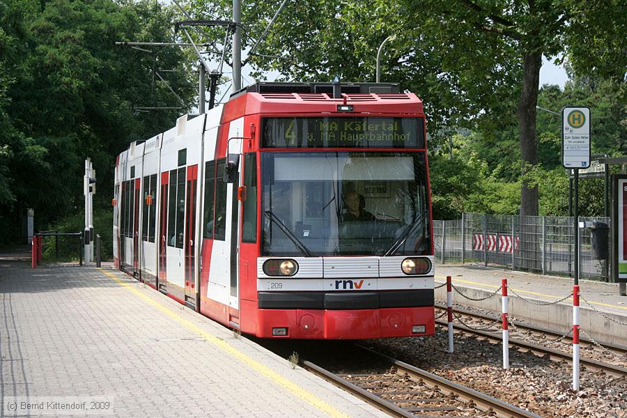 Stra&szlig;enbahn Ludwigshafen - 209
/ Bild: vbl209_bk0906290005.jpg
