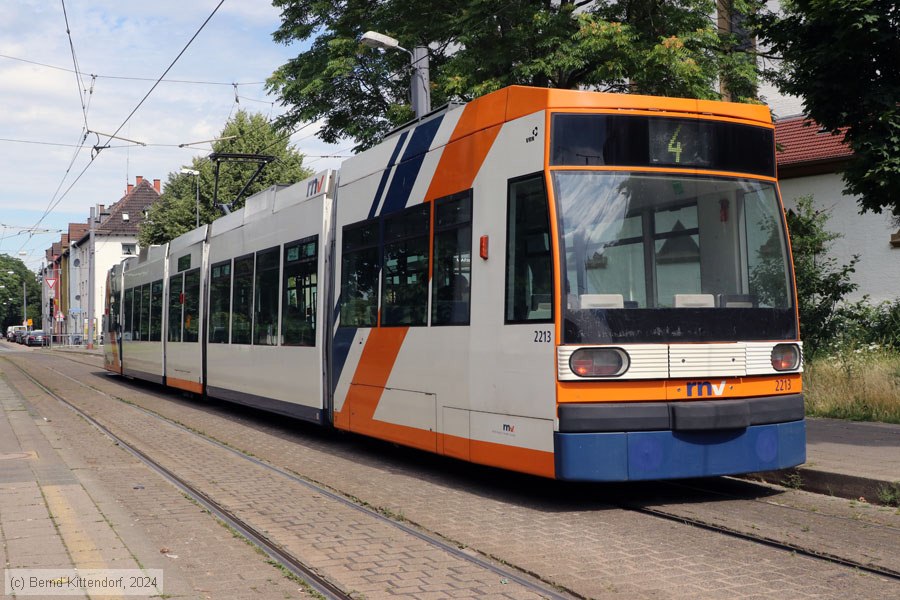 Stra&szlig;enbahn Ludwigshafen - 2213
/ Bild: rnv2213_bk2407060012.jpg