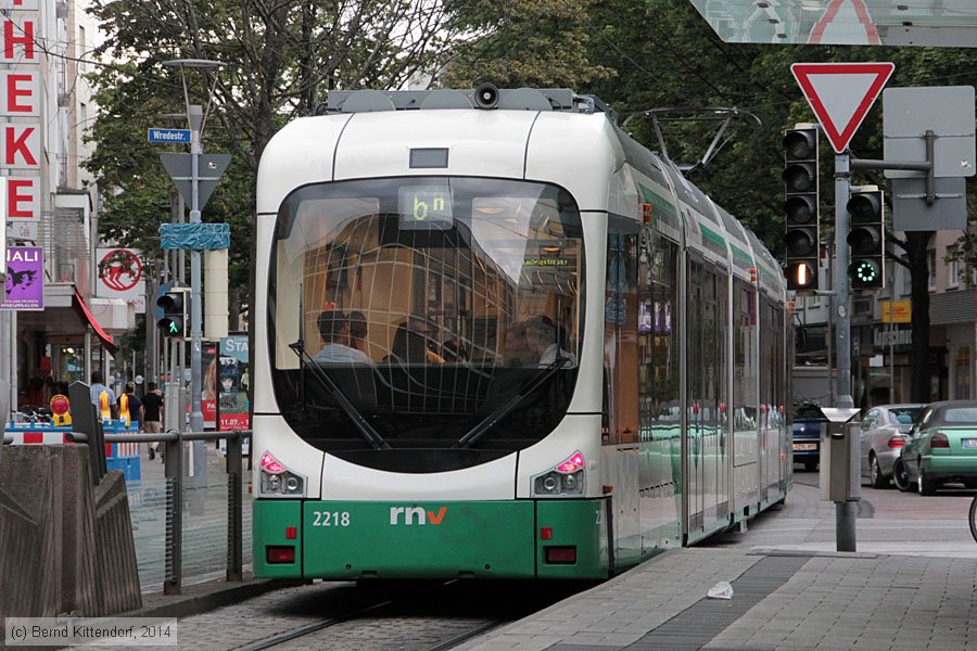 Straßenbahn Ludwigshafen - 2218
/ Bild: rnv2218_bk1407040051.jpg