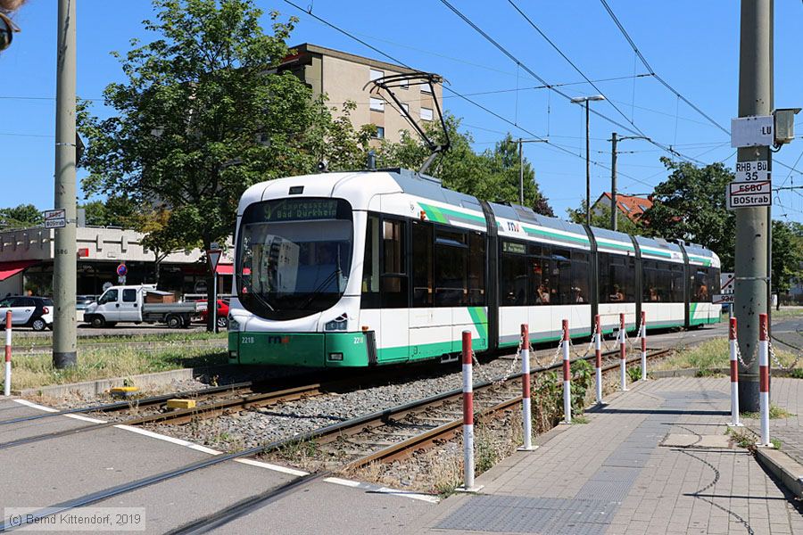 Stra&szlig;enbahn Ludwigshafen - 2218
/ Bild: rnv2218_bk1906290001.jpg