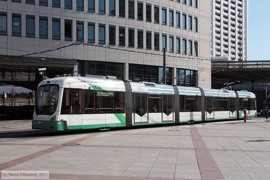 Straßenbahn Ludwigshafen - 2222
/ Bild: rnv2222_bk1203060001.jpg