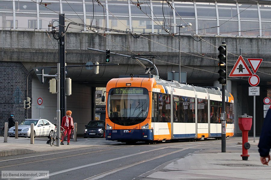 Straßenbahn Ludwigshafen - 2222
/ Bild: rnv2222_bk2102220005.jpg