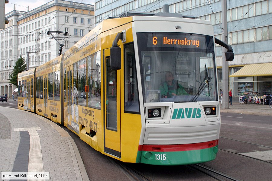 Straßenbahn Magdeburg - 1315
/ Bild: magdeburg1315_bk0708030069.jpg