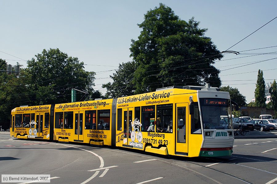 Straßenbahn Magdeburg - 1315
/ Bild: magdeburg1315_bk0708050091.jpg