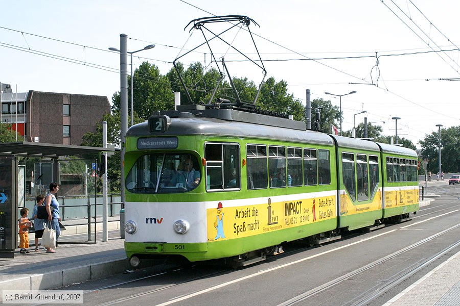 Straßenbahn Mannheim - 501
/ Bild: mvg501_bk0707140004.jpg