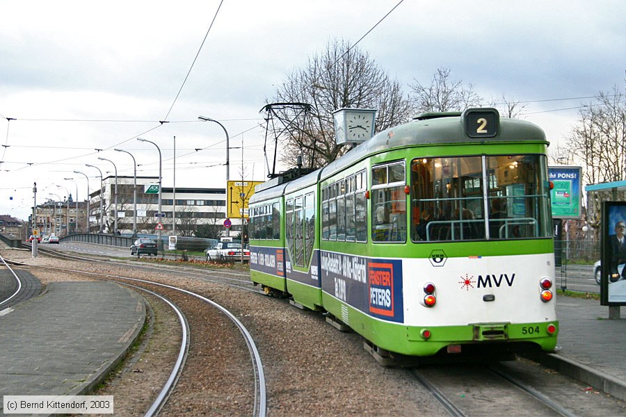 Straßenbahn Mannheim - 504
/ Bild: mvg504_e0001103.jpg