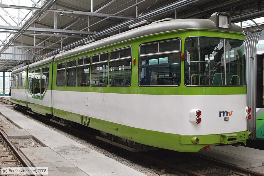 Straßenbahn Mannheim - 505
/ Bild: mvg505_bk0803160174.jpg