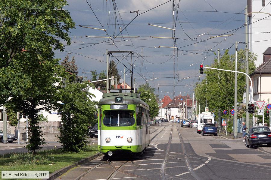 Straßenbahn Mannheim - 505
/ Bild: mvg505_bk0905040011.jpg