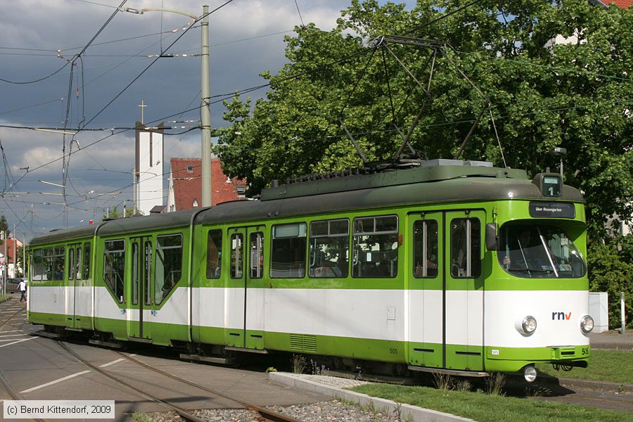 Straßenbahn Mannheim - 505
/ Bild: mvg505_bk0905040015.jpg