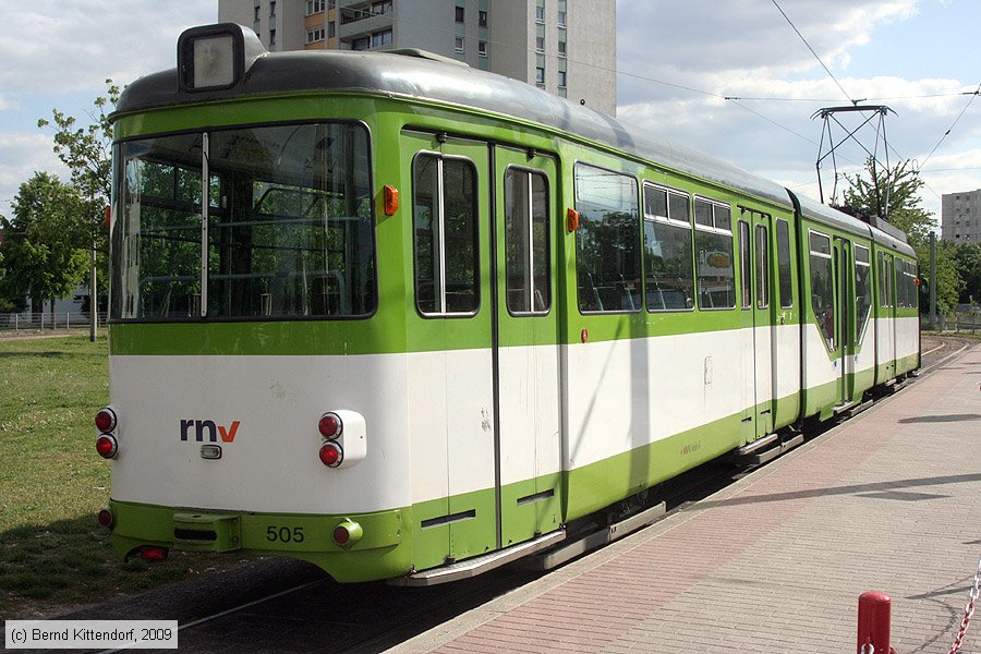 Straßenbahn Mannheim - 505
/ Bild: mvg505_bk0905040016.jpg