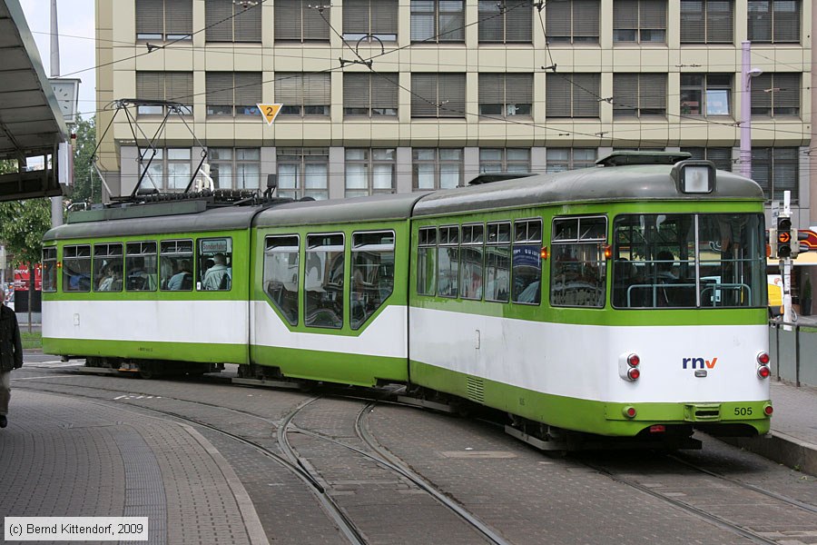 Straßenbahn Mannheim - 505
/ Bild: mvg505_bk0905220042.jpg