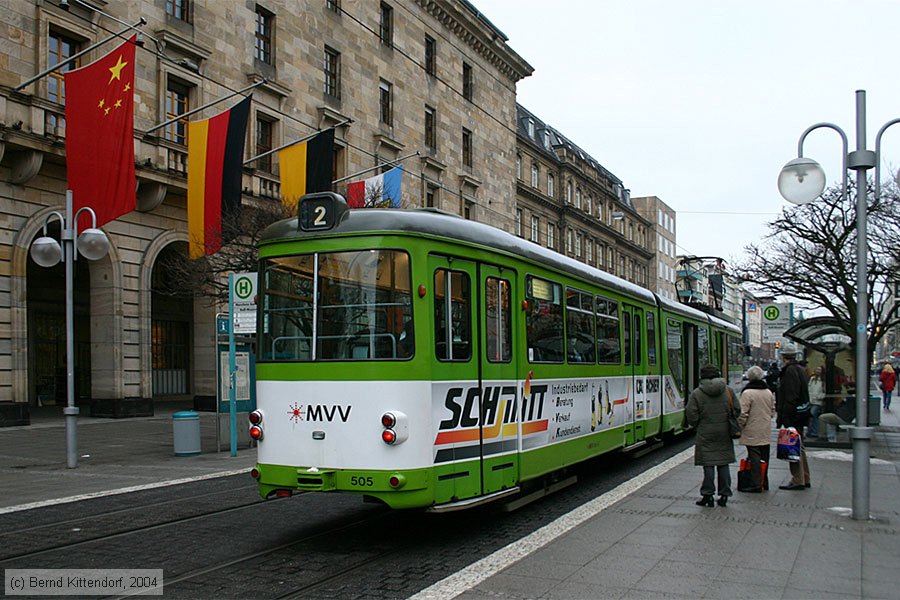 Straßenbahn Mannheim - 505
/ Bild: mvg505_e0002310.jpg