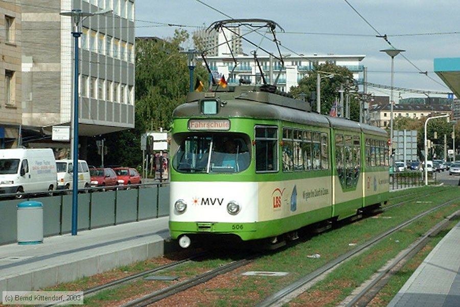 Straßenbahn Mannheim - 506
/ Bild: mvg506_11835.jpg