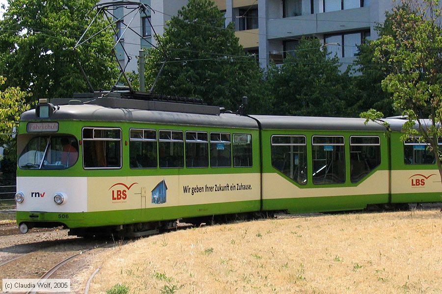 Straßenbahn Mannheim - 506
/ Bild: mvg506_cw014706.jpg