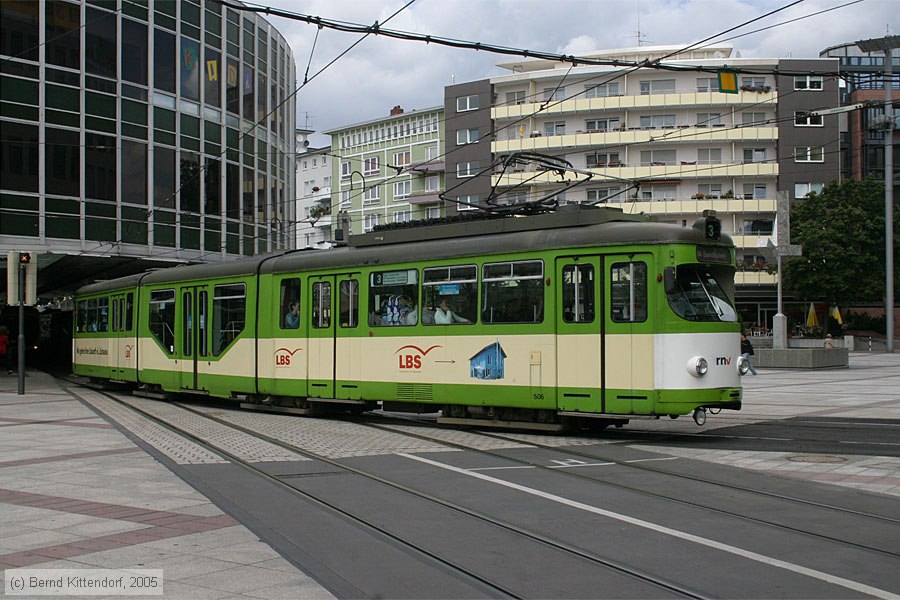 Straßenbahn Mannheim - 506
/ Bild: mvg506_e0023020.jpg